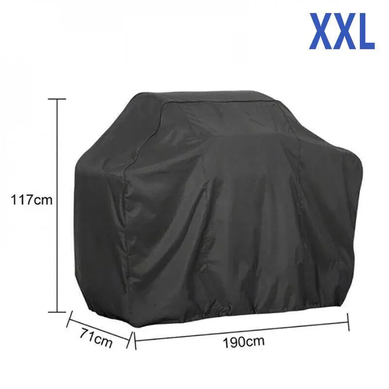 Waterproof Bbq Cover Heavy Duty Rain Gas Barbeque Smoker Grill Protector L/XL/XXL - XXL V528-BBQCOVER-L-528743