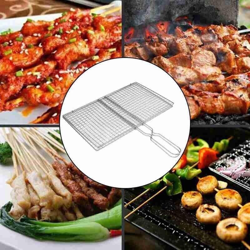 Bbq Fish Grilling Basket Grill Camping Net Meat Vegetable Cooking Kitchen Tool V528-BBQFISHGRILLINGBASKET-623879