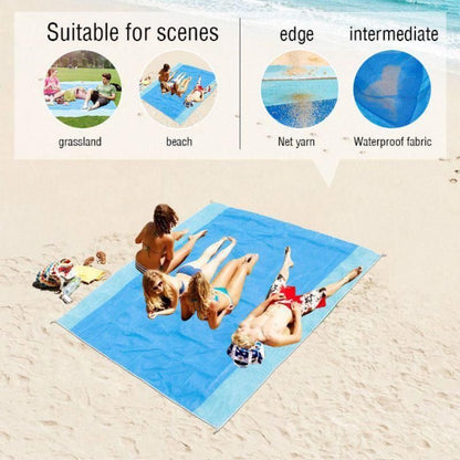 Sand Free Beach Mat Blanket Sand Proof Magic Sandless Sand Dirt & Dust Disappear - Green V528-BEACHMAT-GREEN-2-2M-480309