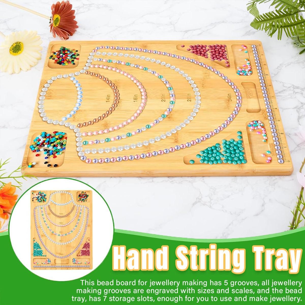 Wooden Beading Board DIY Bracelet Anklet String Design Bead Decoration Plate V528-BEAD-BOARD-830504