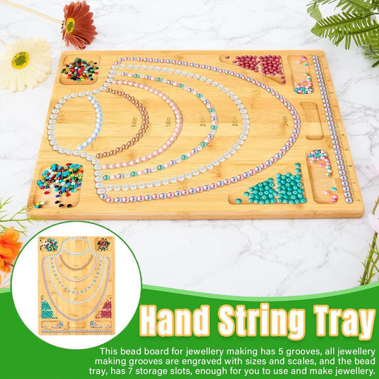 Wooden Beading Board DIY Bracelet Anklet String Design Bead Decoration Plate V528-BEAD-BOARD-830504