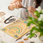 Wooden Beading Board DIY Bracelet Anklet String Design Bead Decoration Plate V528-BEAD-BOARD-830504