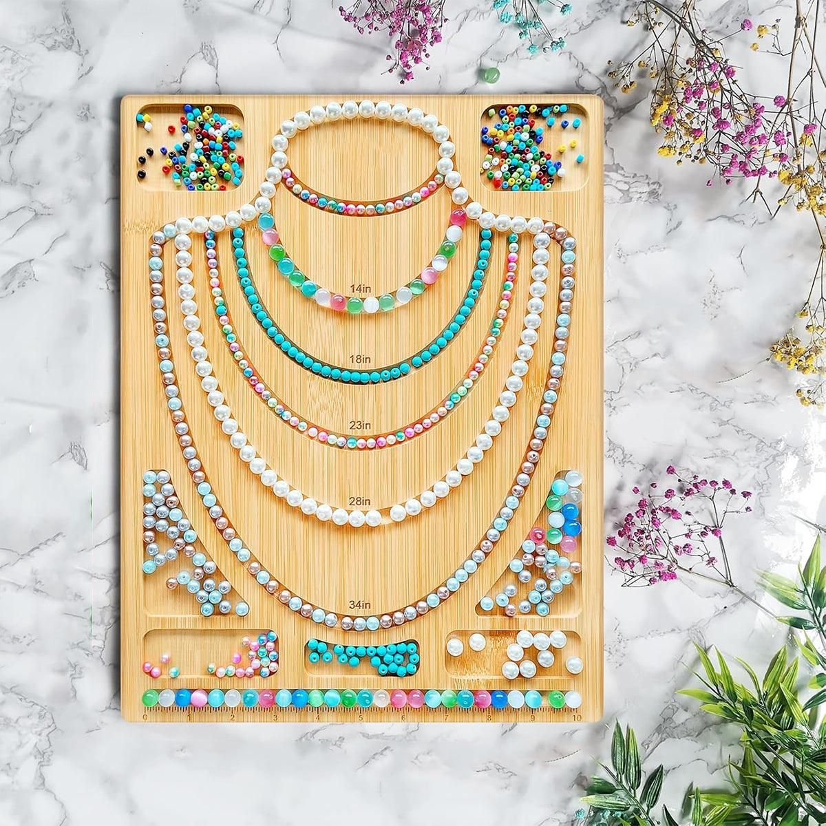 Wooden Beading Board DIY Bracelet Anklet String Design Bead Decoration Plate V528-BEAD-BOARD-830504