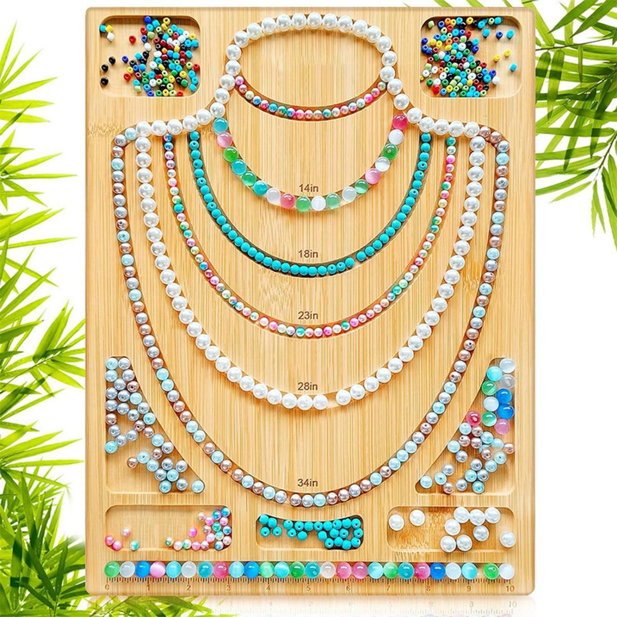 Wooden Beading Board DIY Bracelet Anklet String Design Bead Decoration Plate V528-BEAD-BOARD-830504