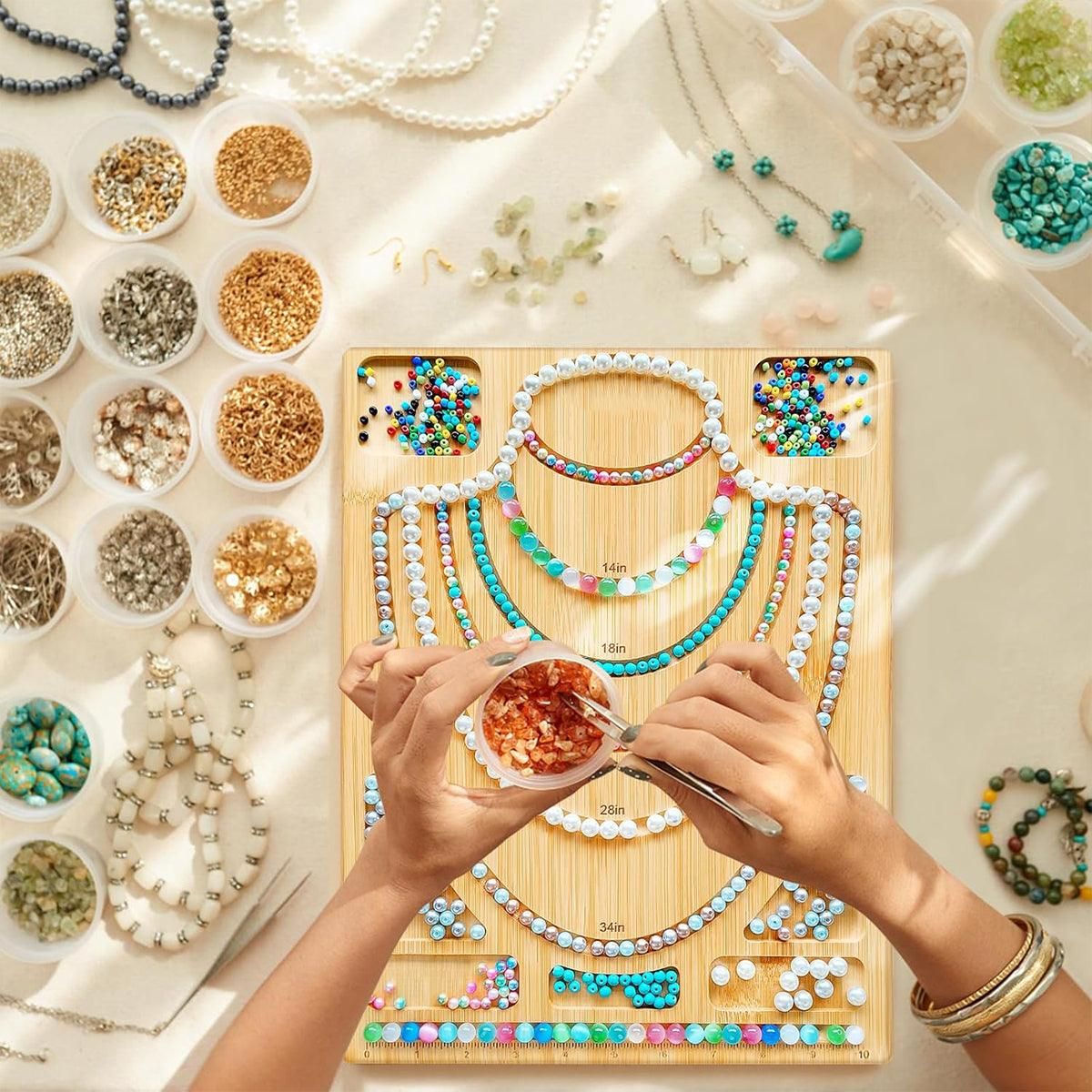 Wooden Beading Board DIY Bracelet Anklet String Design Bead Decoration Plate V528-BEAD-BOARD-830504