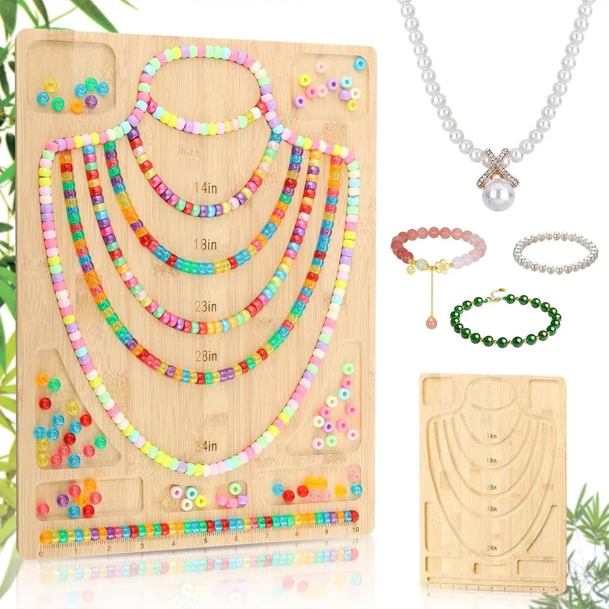 Wooden Beading Board DIY Bracelet Anklet String Design Bead Decoration Plate V528-BEAD-BOARD-830504
