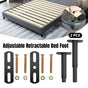 2PCS Bed Legs Adjustable Retractable Heavy Duty Bed Center Frame Support Feet V528-BED-LEG-SUPPORT-2PCS-901841