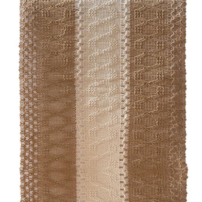 Cotton Linen Table Runner with Knot Tassel Bed End Towel Long Tablecloth Mat - Beige V528-BED-TOWEL-STXMS-838033