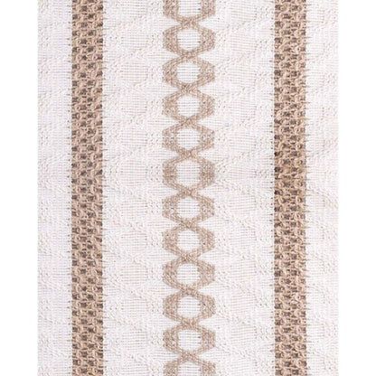 Cotton Linen Table Runner with Knot Tassel Bed End Towel Long Tablecloth Mat - Black V528-BED-TOWEL-ZJHM-126058