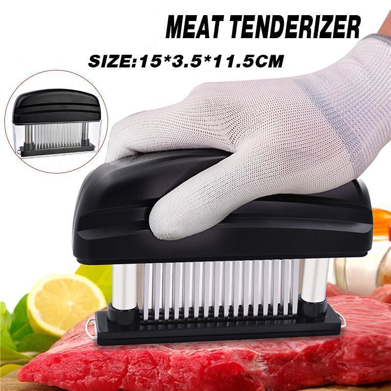 48-Blade Stainless Steel Meat Tenderizer Tool for Steak Pork Chicken Lamb V528-BEEFTENDERIZER-322690