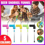 Beer Snorkel Funnel Bong Bucks Hens House Party Games Drinking - Yellow V528-BEER-SNORKEL-YELLOW-335301