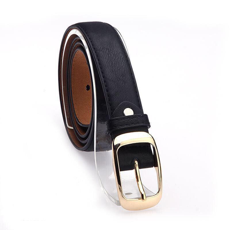 Ladies Leather Belt Classic Buckle Fashion Waist Strap for Jeans Dresses Casual - Leopard V528-BELT-LEOPARDPRINT-154895
