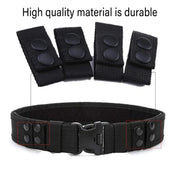 2PCS Outdoor Tactical Belt Loop Snap On Retainer Buckle Clip Holder Hiking Gear - Black V528-BELT-LOOPS-2PCS-BLACK-109976