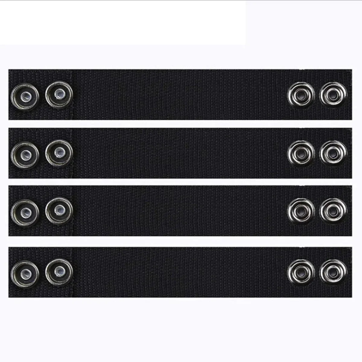 2PCS Outdoor Tactical Belt Loop Snap On Retainer Buckle Clip Holder Hiking Gear - Black V528-BELT-LOOPS-2PCS-BLACK-109976