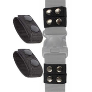2PCS Outdoor Tactical Belt Loop Snap On Retainer Buckle Clip Holder Hiking Gear - Black V528-BELT-LOOPS-2PCS-BLACK-109976
