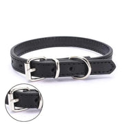 Dog Collar Pet Puppy Adjustable Neck Strap Pu Leather S - Blue V528-BELT-S-DARKBLUE-10875