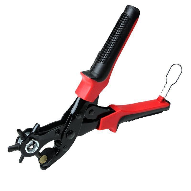 Heavy Duty Leather Hole Punch Tool with 6 Size Revolving Head for Belt and Fabric V528-BELTHOLEPUNCH-18680