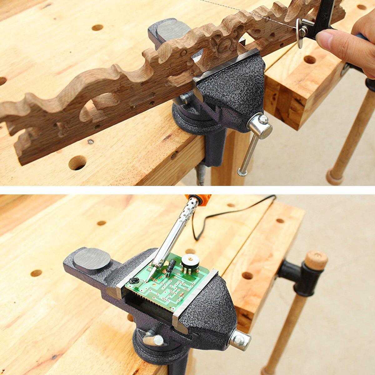 Mini Vice Clamp Table Clamp Workbench Desk Small Craft Hobby Model Maker Tool V528-BENCH-VISE-BLACK-911310