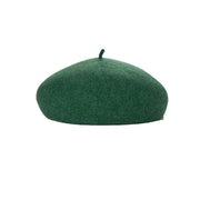 Women Ladies Beanie Wool French Beret Newsboy Hat Cap Winter Warm Hats Girls - Green V528-BERET-DARKGREEN-913458