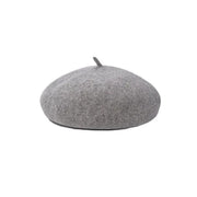 Women Ladies Beanie Wool French Beret Newsboy Hat Cap Winter Warm Hats Girls - Light Grey V528-BERET-LIGHTGREY-952088