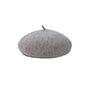 Women Ladies Beanie Wool French Beret Newsboy Hat Cap Winter Warm Hats Girls - Light Grey V528-BERET-LIGHTGREY-952088