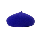 Women Ladies Beanie Wool French Beret Newsboy Hat Cap Winter Warm Hats Girls - Borland V528-BERET-ROYALBLUE-900333