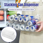 Double Tier Drinks Organiser Drawer Shelf Storage Rack Beverage Dispenser Holder V528-BEVERAGE-975900
