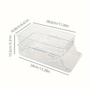 Double Tier Drinks Organiser Drawer Shelf Storage Rack Beverage Dispenser Holder V528-BEVERAGE-975900