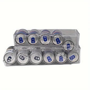 Double Tier Drinks Organiser Drawer Shelf Storage Rack Beverage Dispenser Holder V528-BEVERAGE-975900