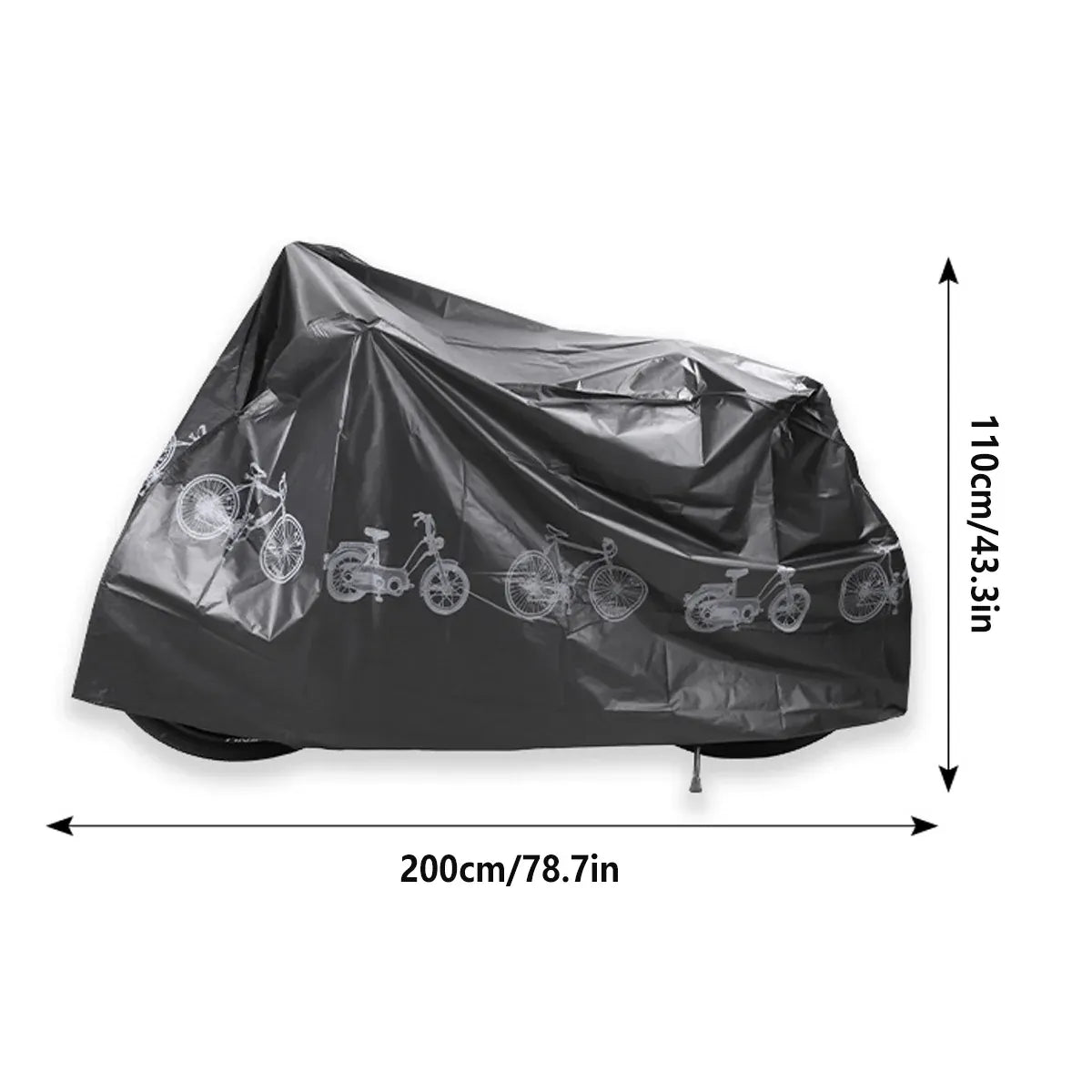 Waterproof Rain Dust Bike Bicycle Cycling Outdoor Cover Protector UV Resistant V528-BICYCLE-COVER-BLACK-786594