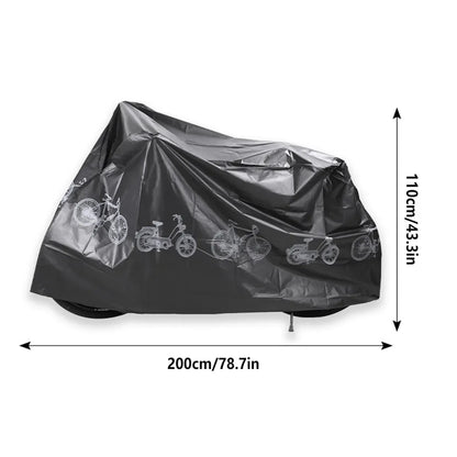 Waterproof Rain Dust Bike Bicycle Cycling Outdoor Cover Protector UV Resistant V528-BICYCLE-COVER-BLACK-786594