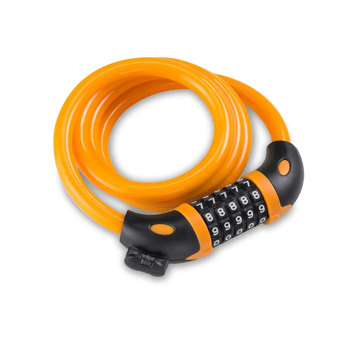 Bike Bicycle Cycling Lock 5 Digit Combination Security Cable Lock Anti Theft V528-BICYCLE-LOCK-ORANGE-986154