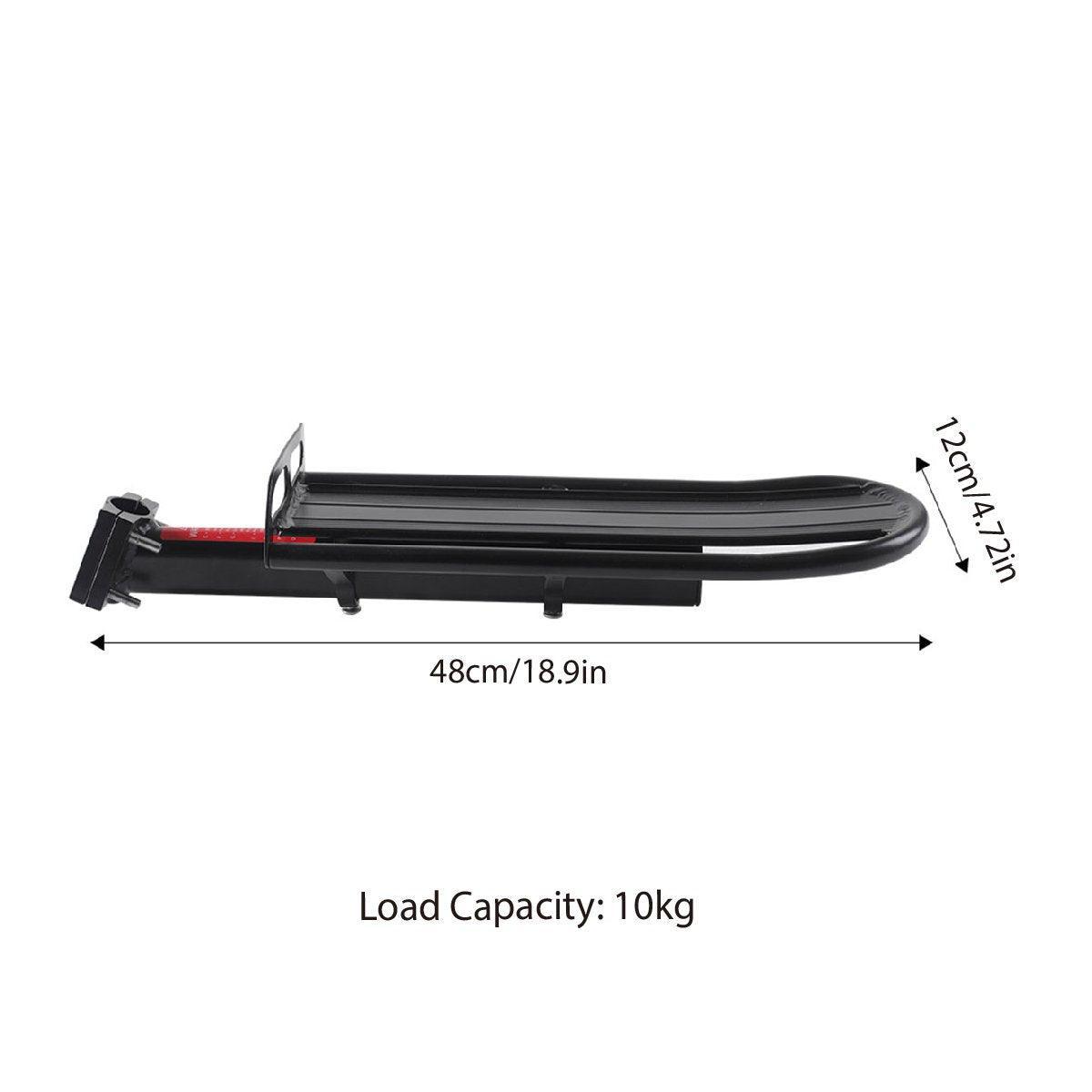 Mountain Bike Rear Rack Flat Suspension Rack Accessories Luggage Carrier Shelf V528-BICYCLE-REAR-RACK-554846