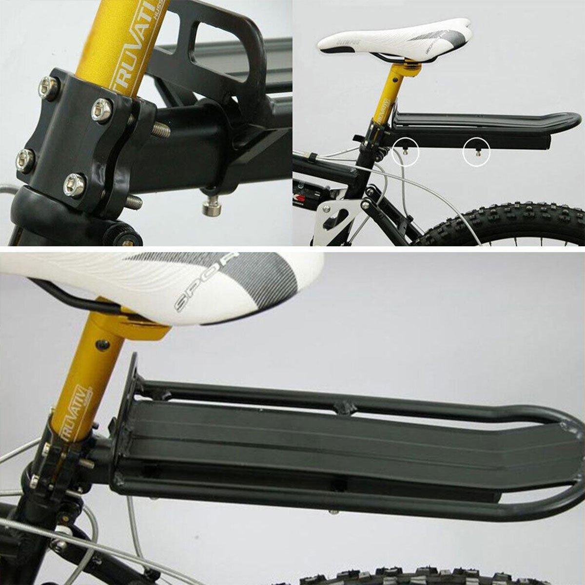 Mountain Bike Rear Rack Flat Suspension Rack Accessories Luggage Carrier Shelf V528-BICYCLE-REAR-RACK-554846