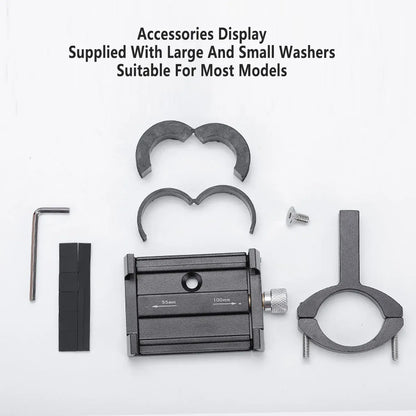 Aluminum Alloy Bicycle Mobile Phone Stand Phone Rack Cycling Accessories Mount V528-BICYCLE-STAND-BLACK-902847