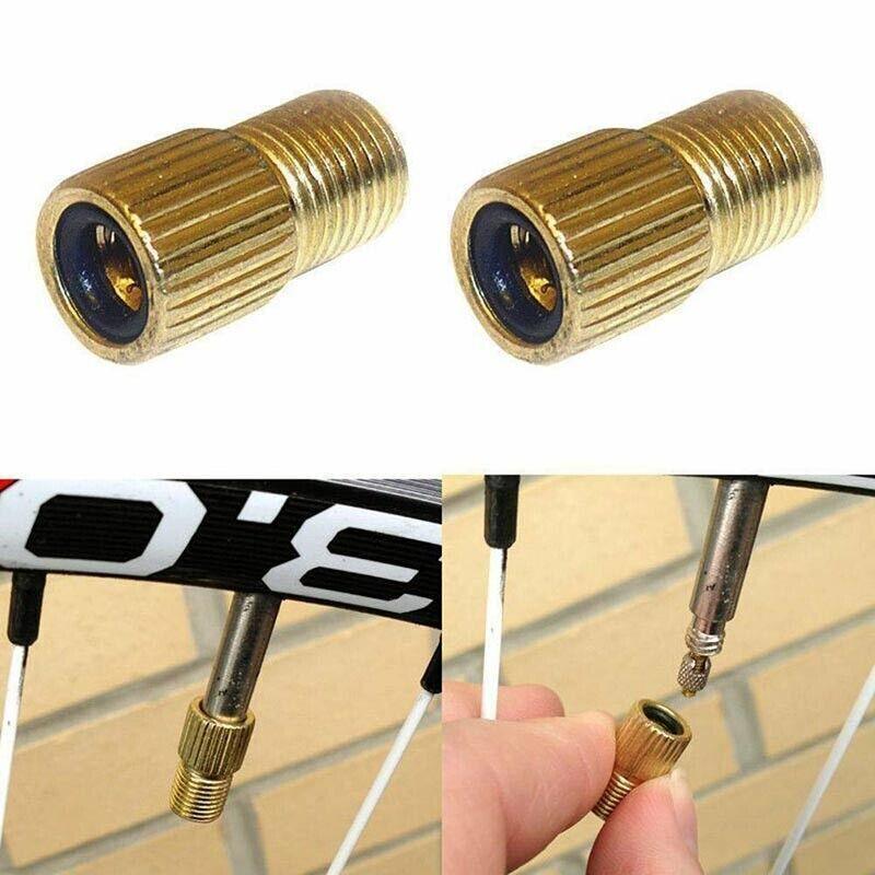 Bicycle Pump Adapters Converter Presta To Schrader Bike Valve Tyre Connector Au - 5PCS V528-BICYCLEADAPTERS-5PCS-923321