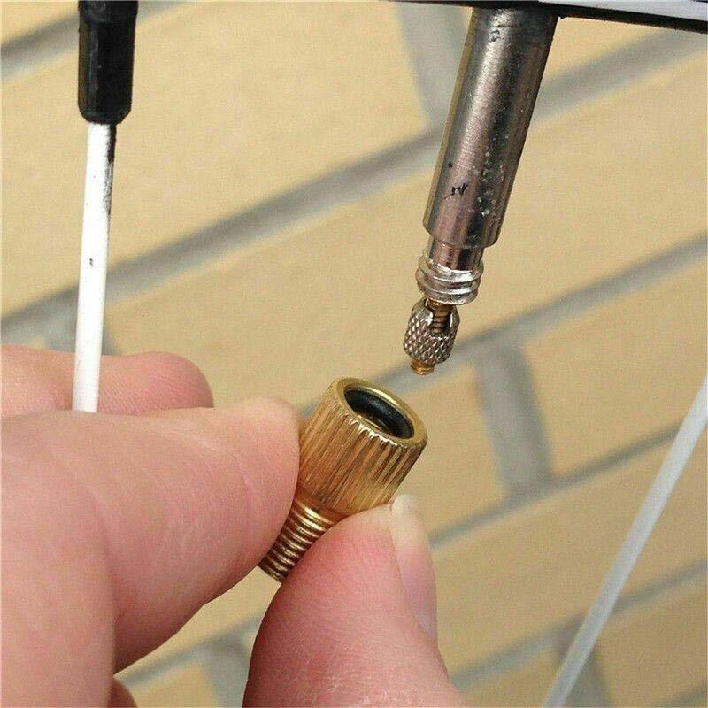 Bicycle Pump Adapters Converter Presta To Schrader Bike Valve Tyre Connector Au - 5PCS V528-BICYCLEADAPTERS-5PCS-923321