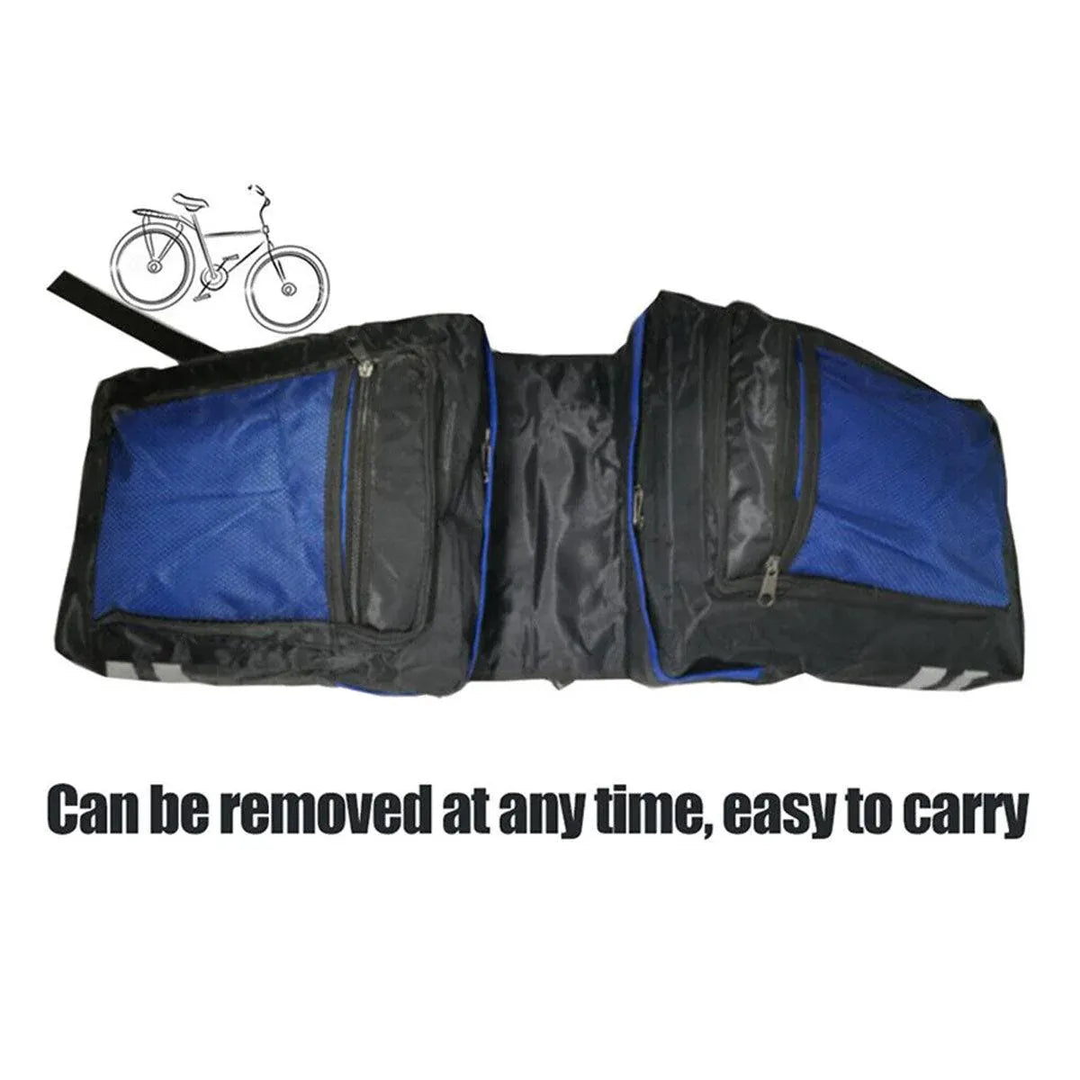 Bicycle Rear Rack Pannier Bags Double Side Water-Resistant Cycling Storage Bag V528-BICYCLEBAG-515280