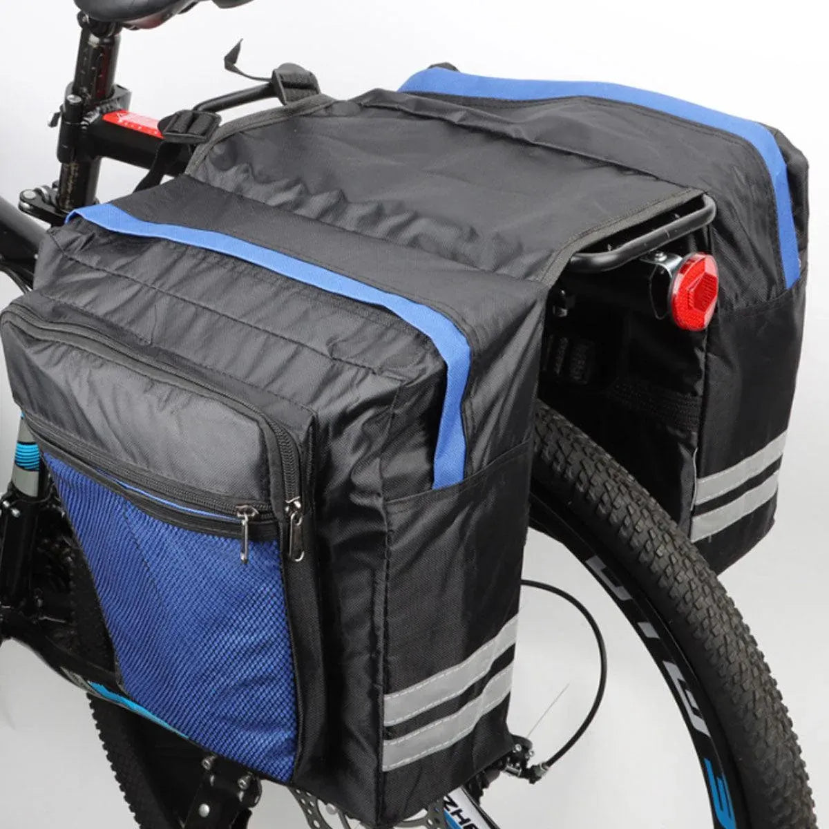 Bicycle Rear Rack Pannier Bags Double Side Water-Resistant Cycling Storage Bag V528-BICYCLEBAG-515280