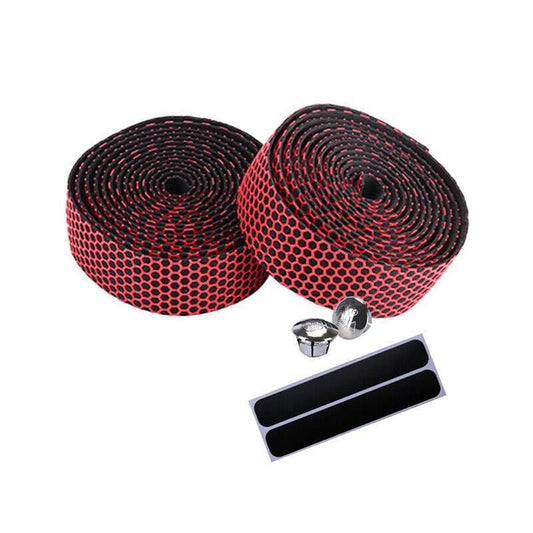 2X Thick Bicycle Handlebar Tape Bar Drop Wrap Mtb Road Bike Anti-Slip Punch - Red V528-BICYCLEHANDLEBARTAPE-RED-622736