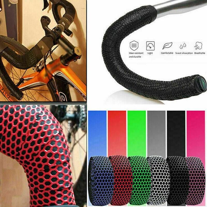 2X Thick Bicycle Handlebar Tape Bar Drop Wrap Mtb Road Bike Anti-Slip Punch - White V528-BICYCLEHANDLEBARTAPE-WHITE-458142