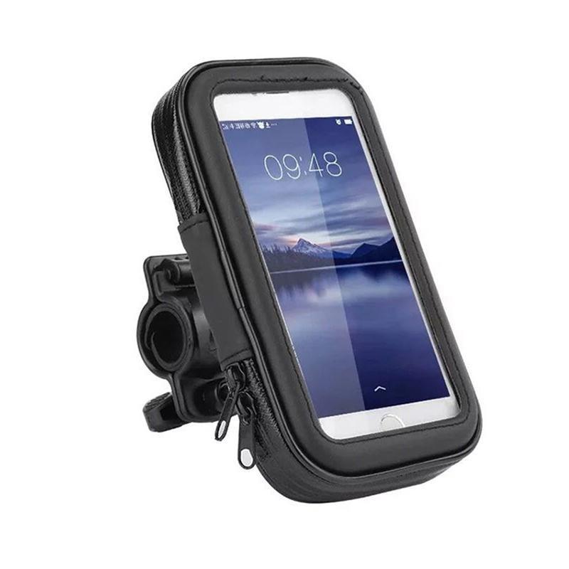 Waterproof Bicycle Bike Motorcycle Handlebar Mount Holder Case For Mobile Phone V528-BICYCLEHOLDER-6-3INCH-D1-458578