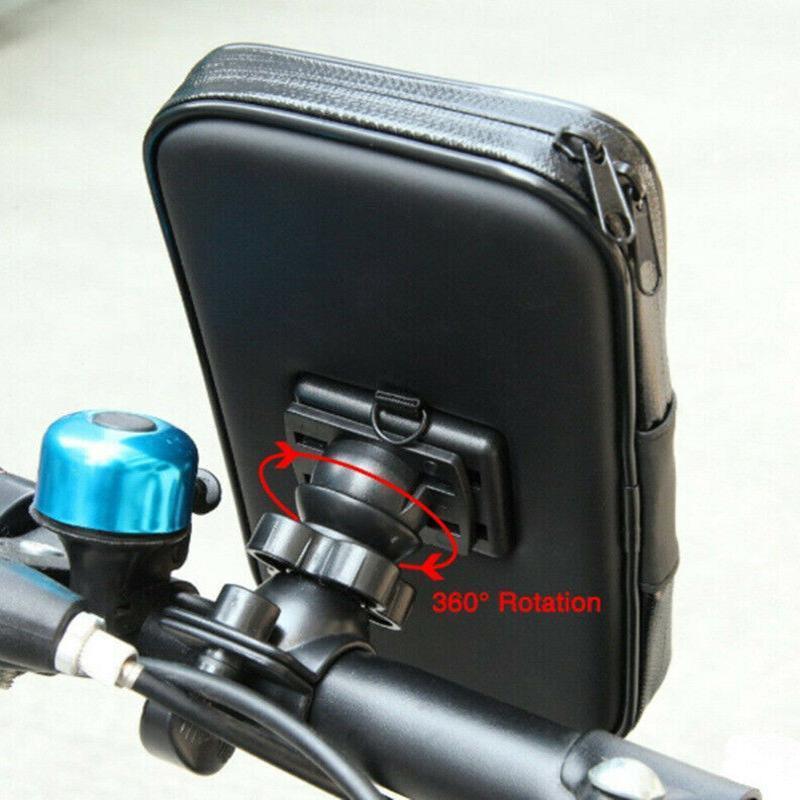 Waterproof Bicycle Bike Motorcycle Handlebar Mount Holder Case For Mobile Phone V528-BICYCLEHOLDER-6-3INCH-D1-458578