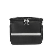 Waterproof Bicycle Handlebar Bag with Touchscreen Phone Pocket and Reflective Strip V528-BIKEBAG-BLACK-12706