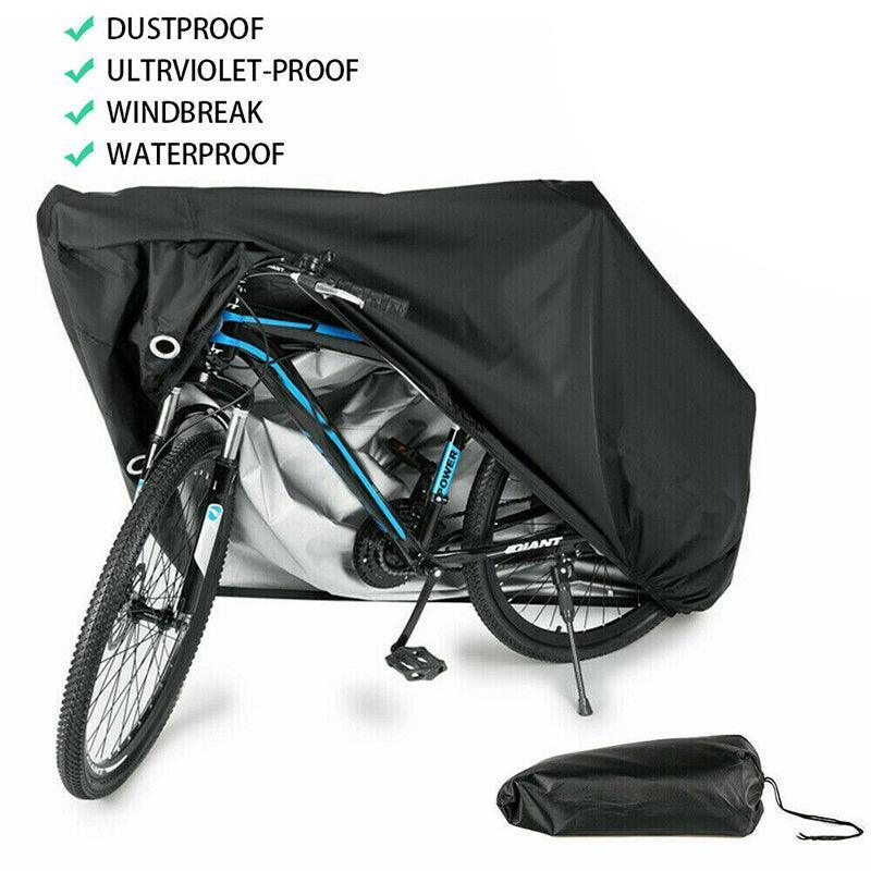 Waterproof Bike Cover Heavy UV Rain Garage Bicycle Protection Storage V528-BIKECOVER-BLACK-214603