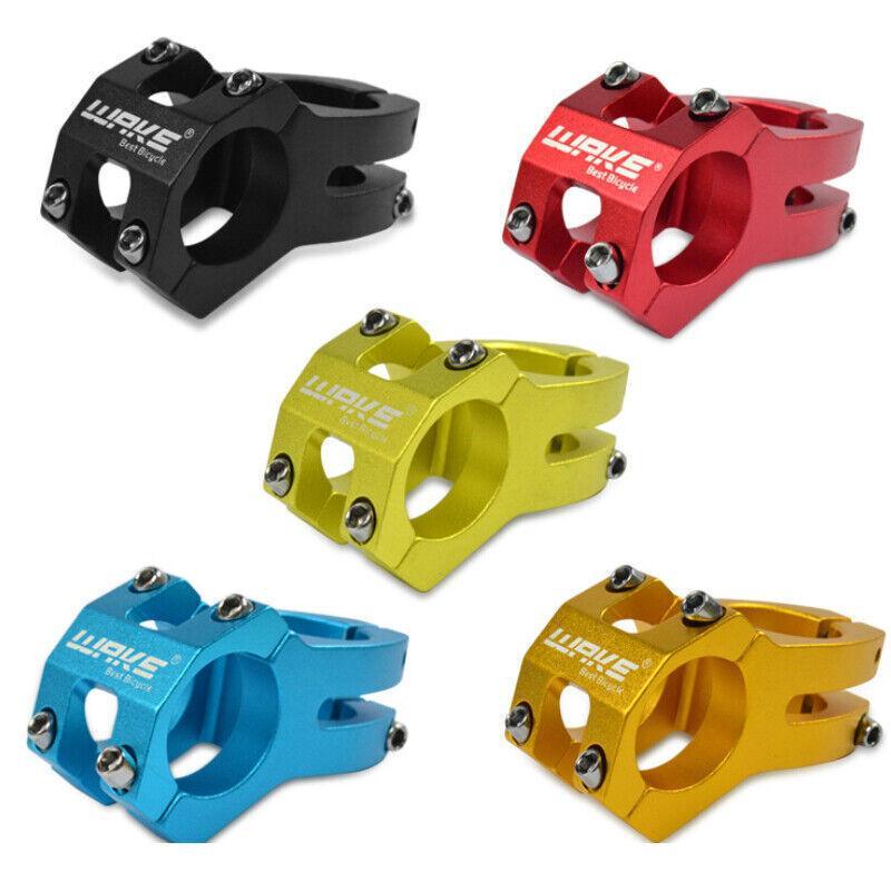 MTB Mountain Bike Handlebar Stem 31.8mm Aluminium Alloy Short Stem Cycling Part - Black V528-BIKEHANDLEBAR-BLACK-256229