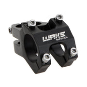 MTB Mountain Bike Handlebar Stem 31.8mm Aluminium Alloy Short Stem Cycling Part - Black V528-BIKEHANDLEBAR-BLACK-256229
