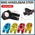 MTB Mountain Bike Handlebar Stem 31.8mm Aluminium Alloy Short Stem Cycling Part - Red V528-BIKEHANDLEBAR-RED-527305