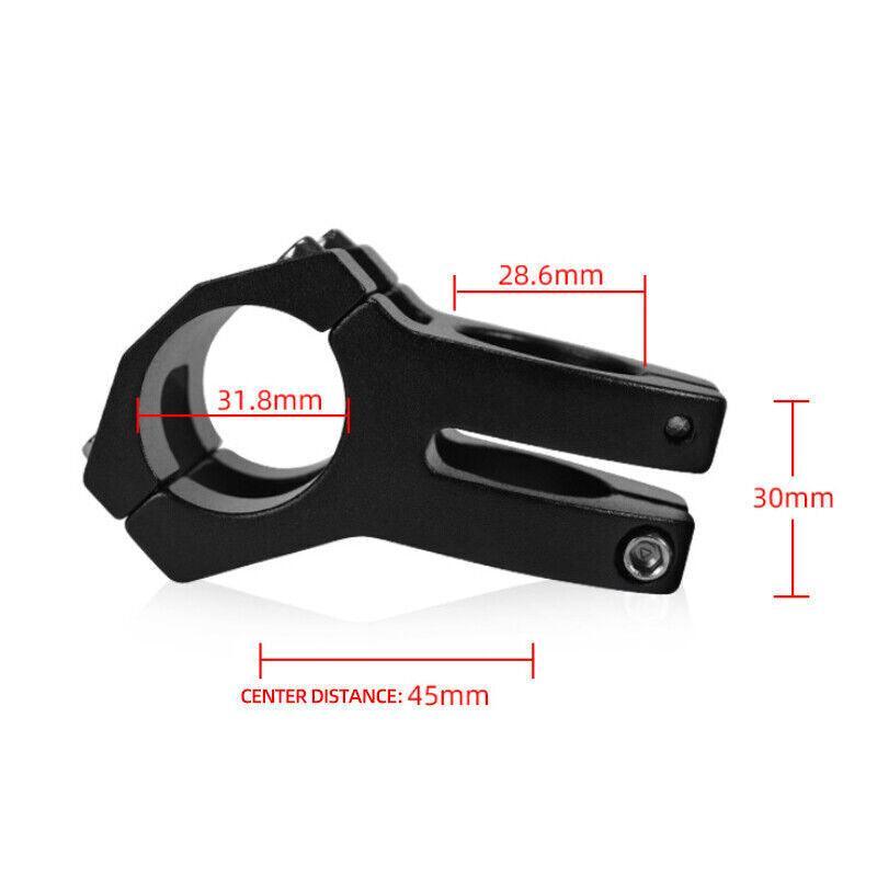 MTB Mountain Bike Handlebar Stem 31.8mm Aluminium Alloy Short Stem Cycling Part - Red V528-BIKEHANDLEBAR-RED-527305