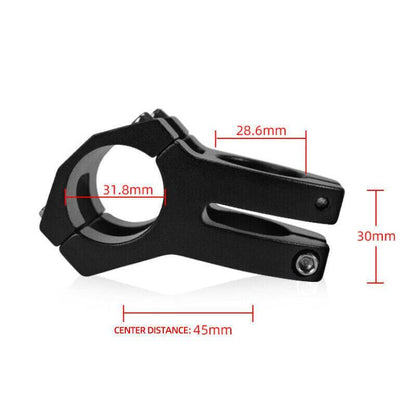 MTB Mountain Bike Handlebar Stem 31.8mm Aluminium Alloy Short Stem Cycling Part - Red V528-BIKEHANDLEBAR-RED-527305